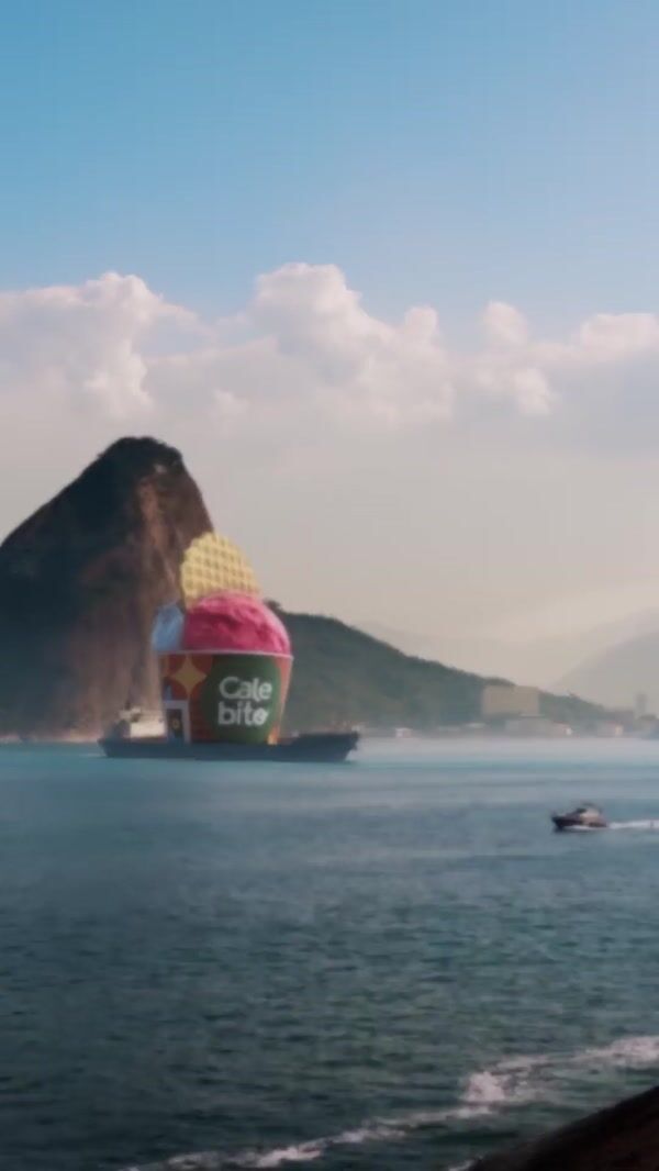Calebito Ice Cream Transported by Cargo Ship