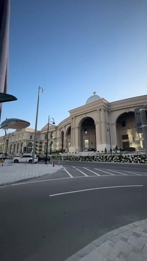 Qatar Living Whales Floating on Covered Building