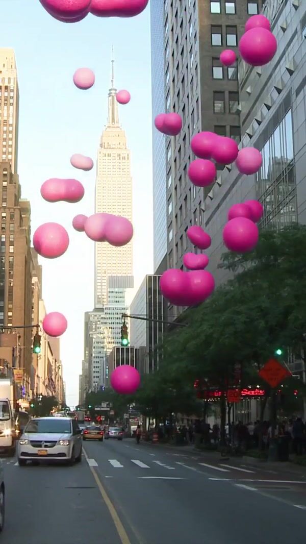 Zara Barbie the Movie Inflatables in New York
