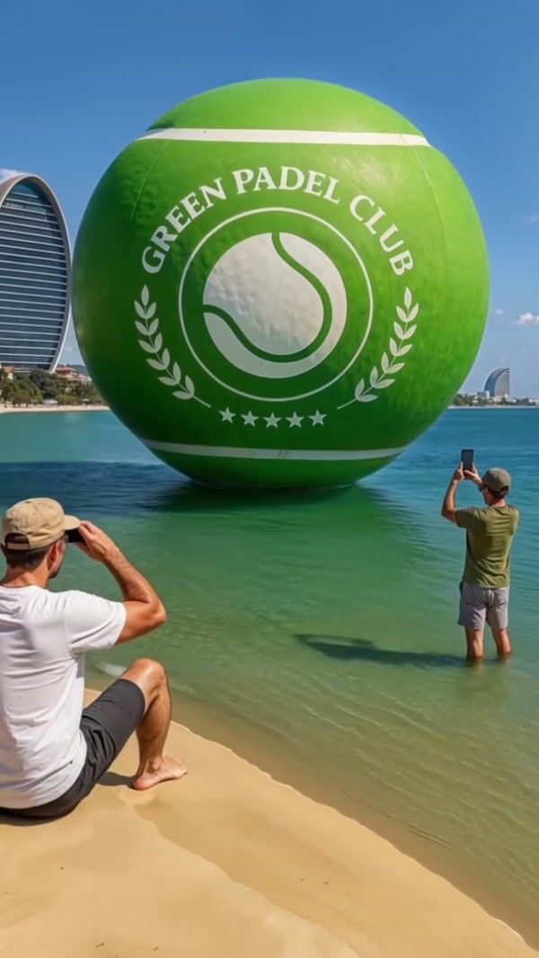 Green Padel Club Massive Ball at Akti Olympion Beach