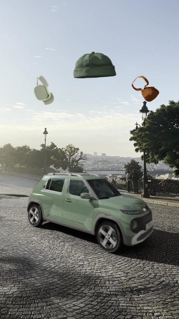 Hyundai Inster Color Makeover in Montmartre