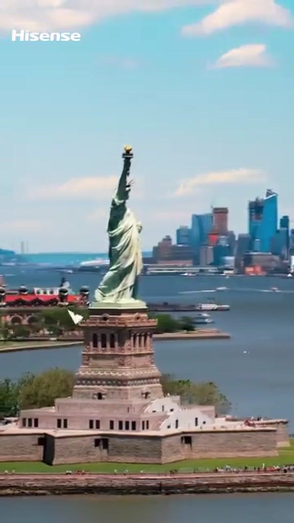 Hisense AC Cools the Statue of Liberty