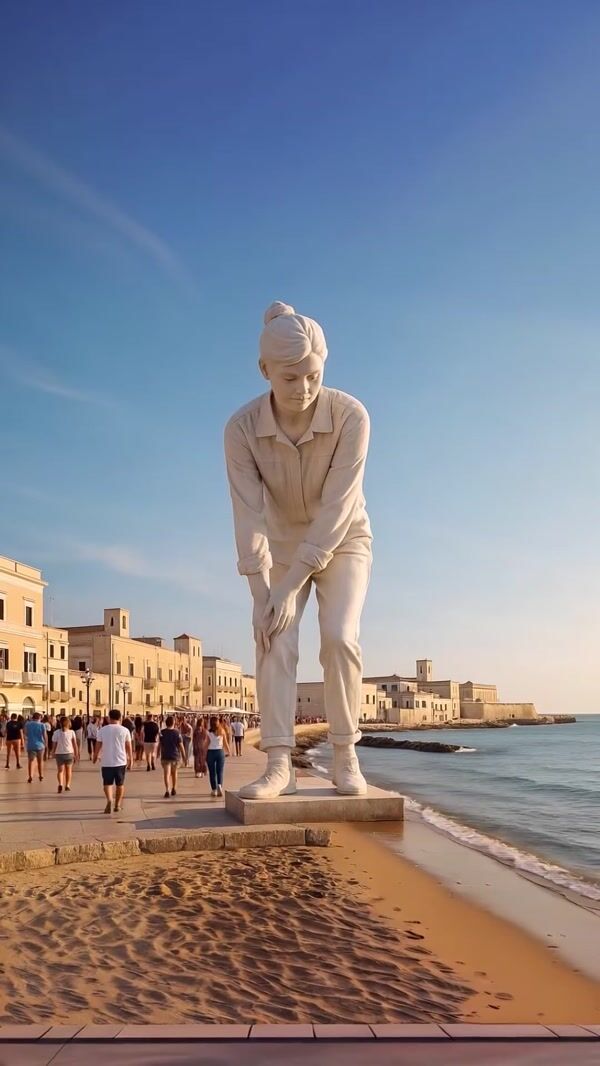 IBSA Giant Sculpture at Piazza Mercantile