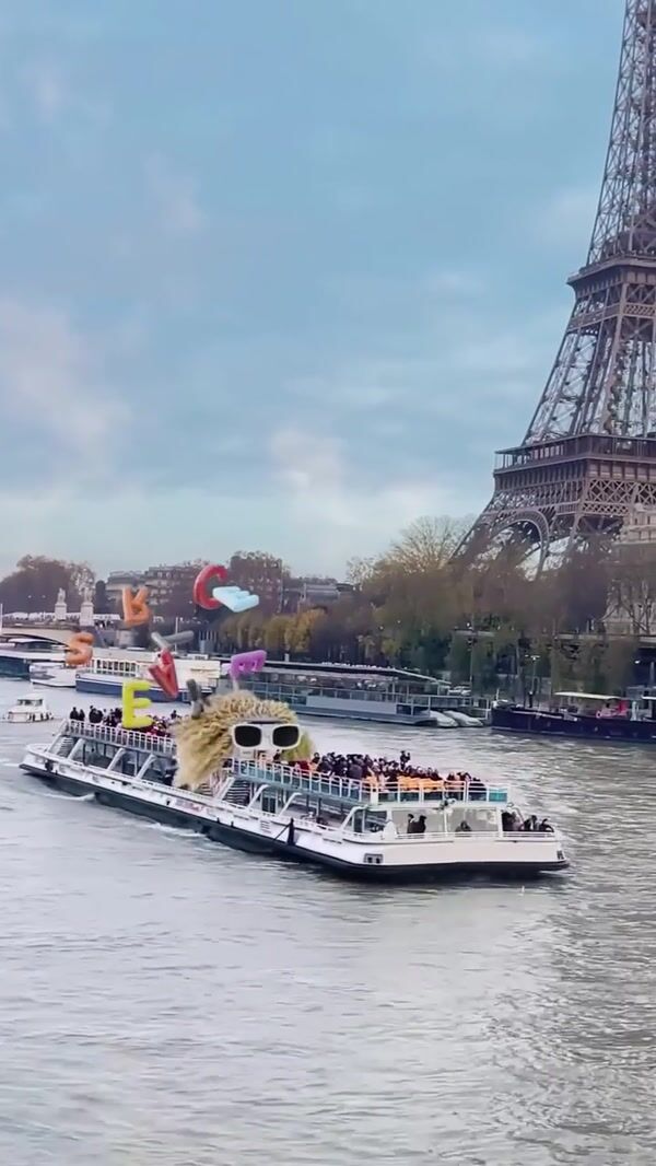 Michel Polnareff Huge Concert Boat on Seine