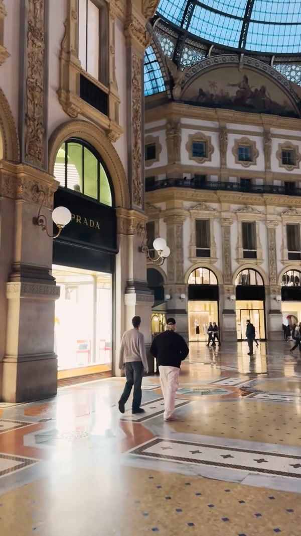 Prada Astronaut Floating Inside Mall