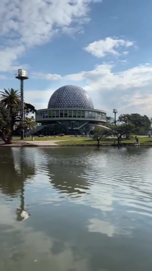 Fernet 777 Giant Bottle Emerges from Planetarium