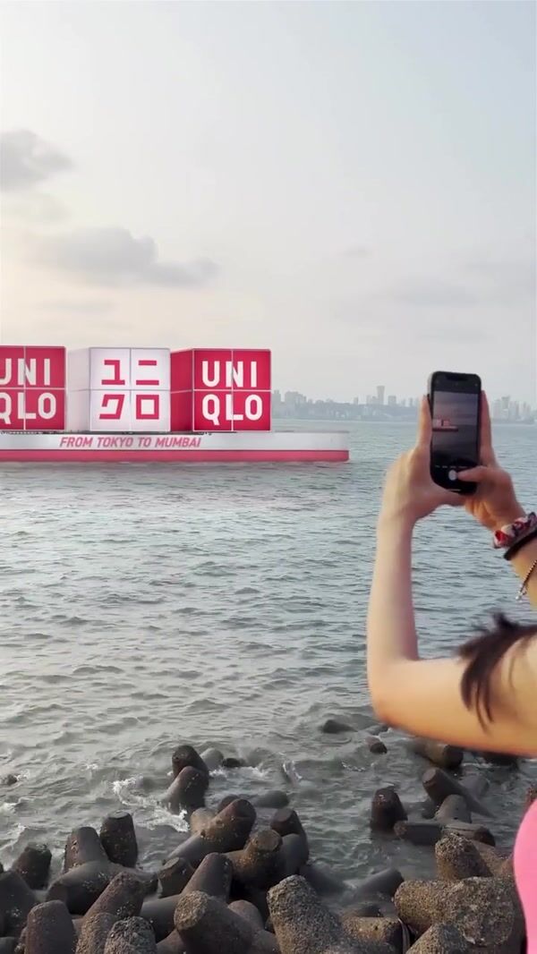 Uniqlo Massive Shipping Containers