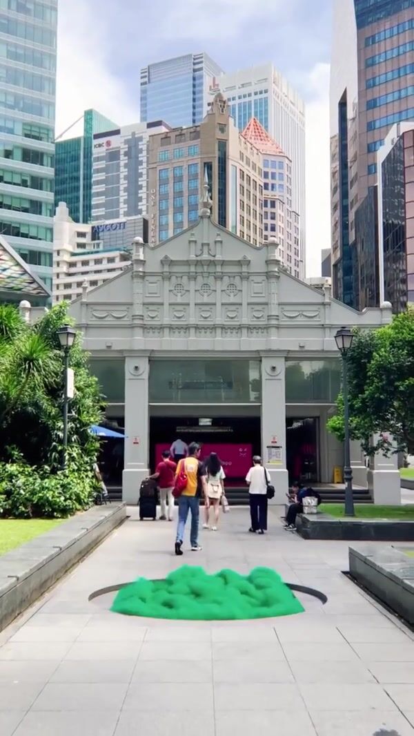 Starbucks Coffee Cup Emerges on Pathway