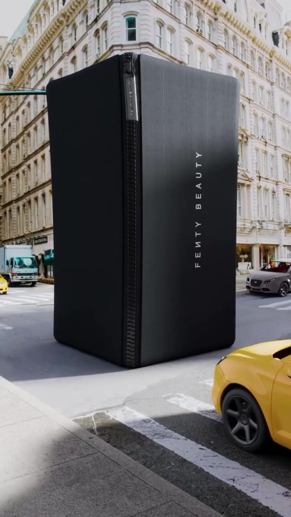 Fenty Beauty Giant Makeup Bag Landing in NYC