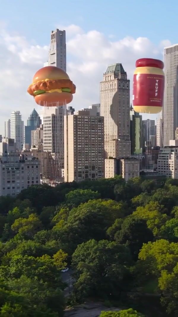 TRUFF and Popeyes Parade Balloons Over New York