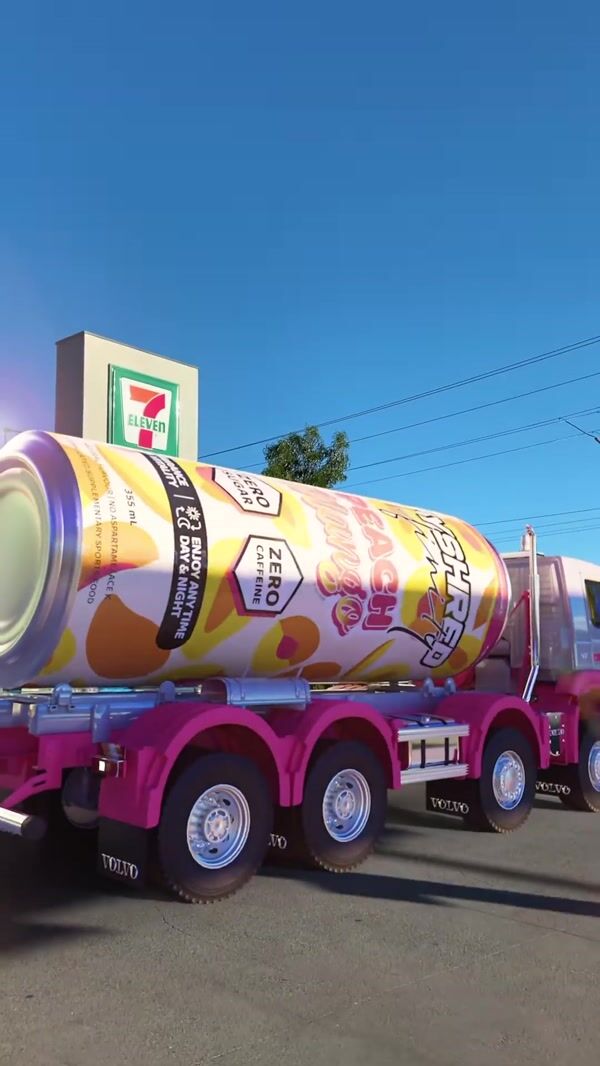 OxyShred Giant Truck Fuels 7-Eleven