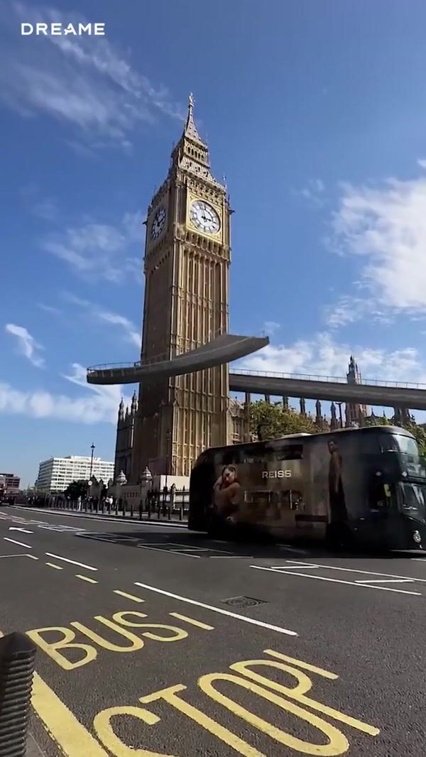 Dreame Highway Spirals Around Big Ben