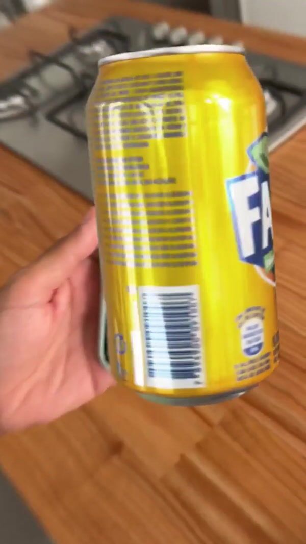 Fanta Soda Emerges from Cellphone