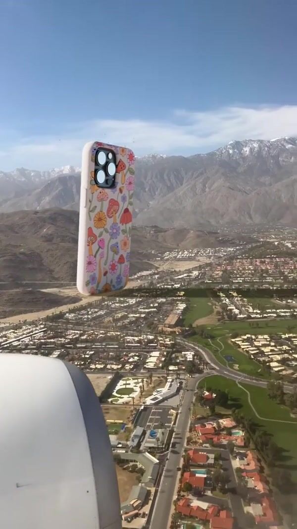 Pela Case Giant Phone Drops Over Landscape