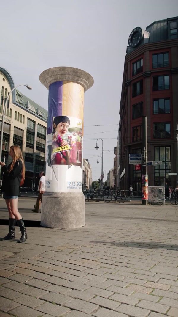 Schweppes Columns Turns Into Drink Dispenser