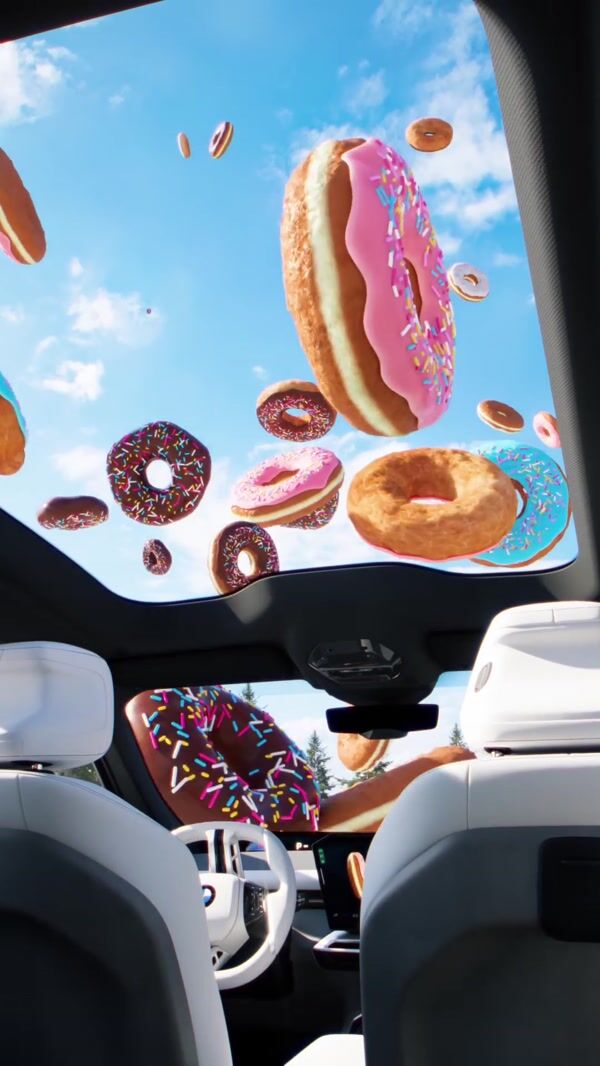 BMW Giant Donuts Fall From the Sky