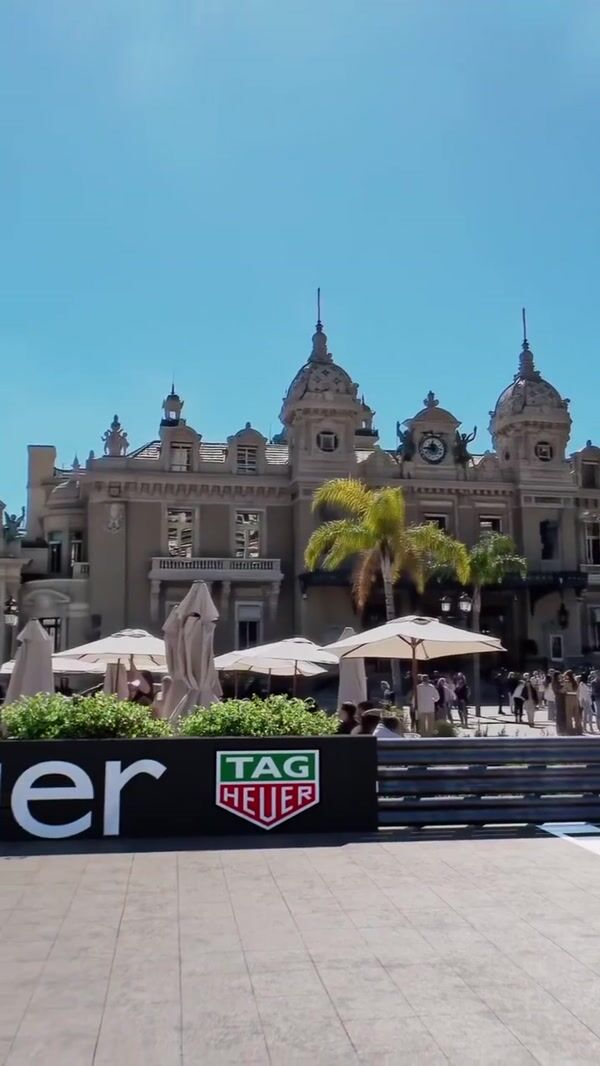 TAG Heuer F1 Car Drive in Monaco Streets