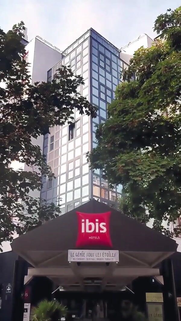 Ibis Hotels Floating Throw Pillows Above Paris