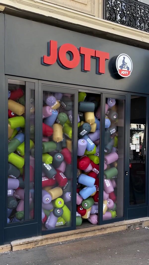 JOTT Puffer Jackets Spill Out from the Store