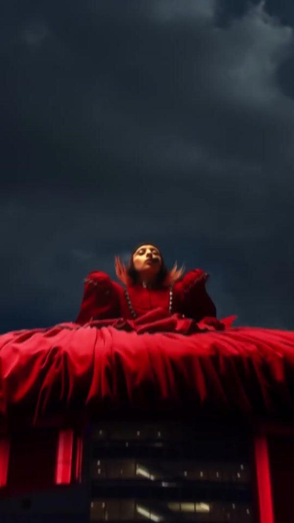 MSG Lady Gaga Poses on Top of Arena