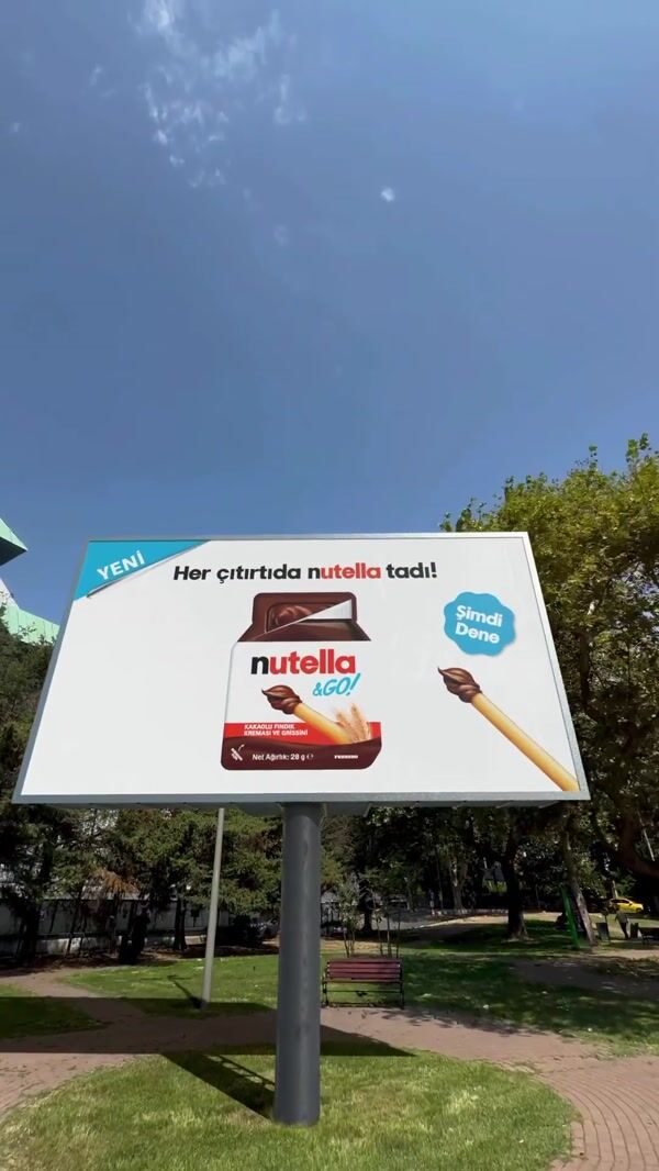 Nutella Snack Comes to Life From Billboard