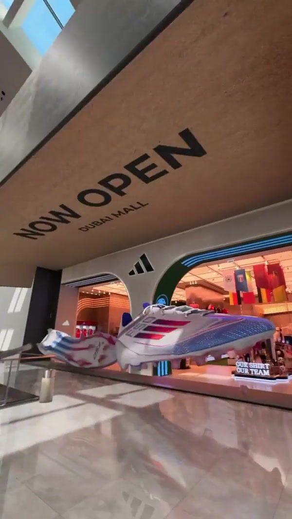 Adidas Massive Football Boot Installation at Store