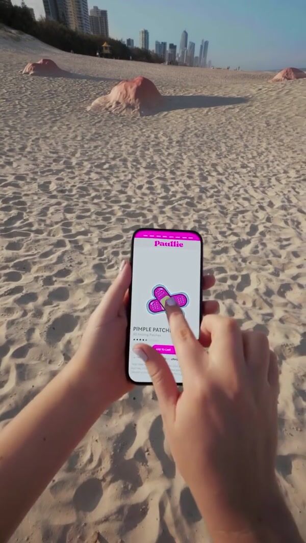 Paullie Skin Pimple Patches Fix Giant Pimples at Beach
