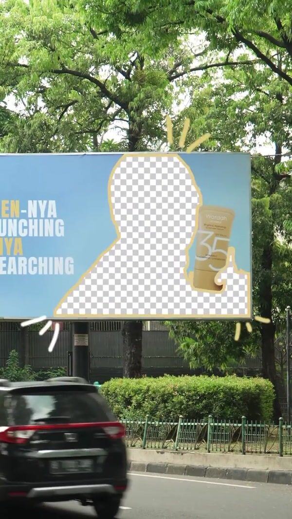 Wardah Cosmetics Billboard Displays Download Error
