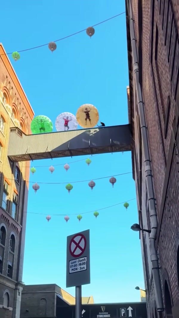 Best of Ireland Giant Zorb Ball Lands on Giant Beer