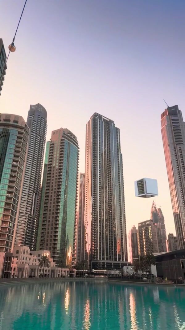 Khaleej Times Giant Sensodyne Box Lands on Dubai Street