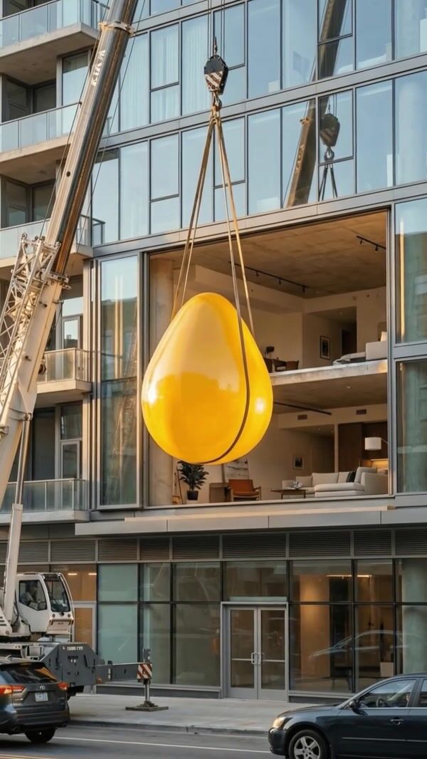 Candy Crush Giant Yellow Candy Explodes on Street