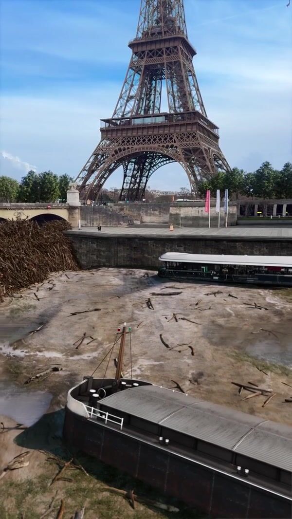 Disney Beaver Dam at Eiffel Tower