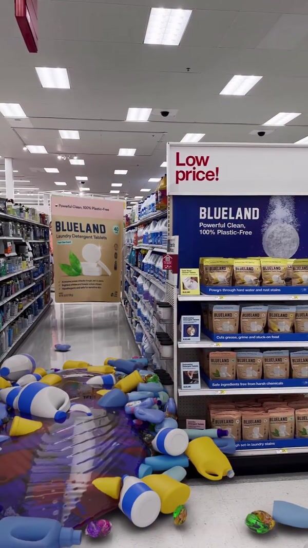 Blueland Massive Cleaning Tablet Clears Floor