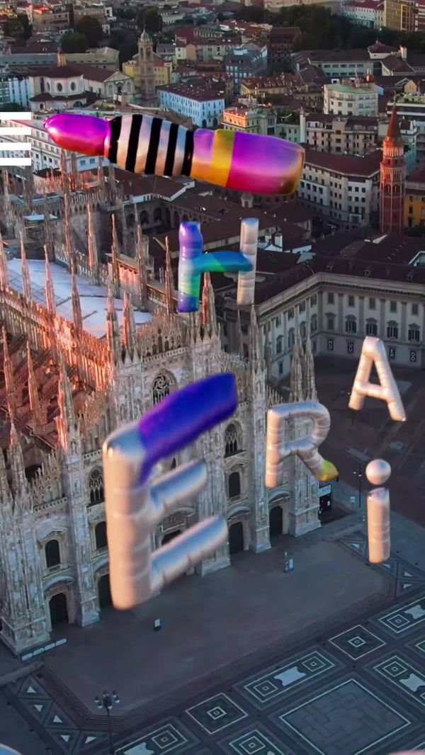 Sephora Colourful Inflatables in Milano