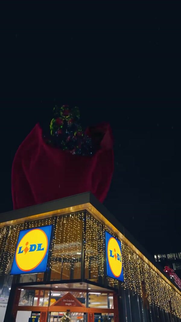Lidl Candies Rain Down at Store