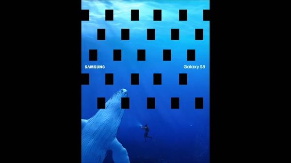 Samsung Whale Glides Across Interconnected Screens