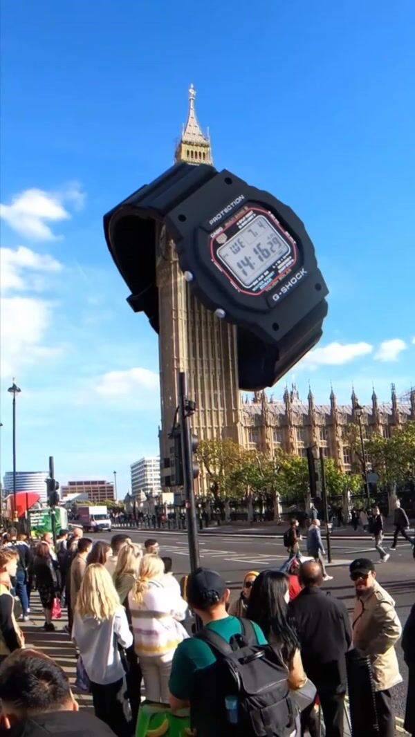 G-SHOCK Big Ben Adorned with a Watch