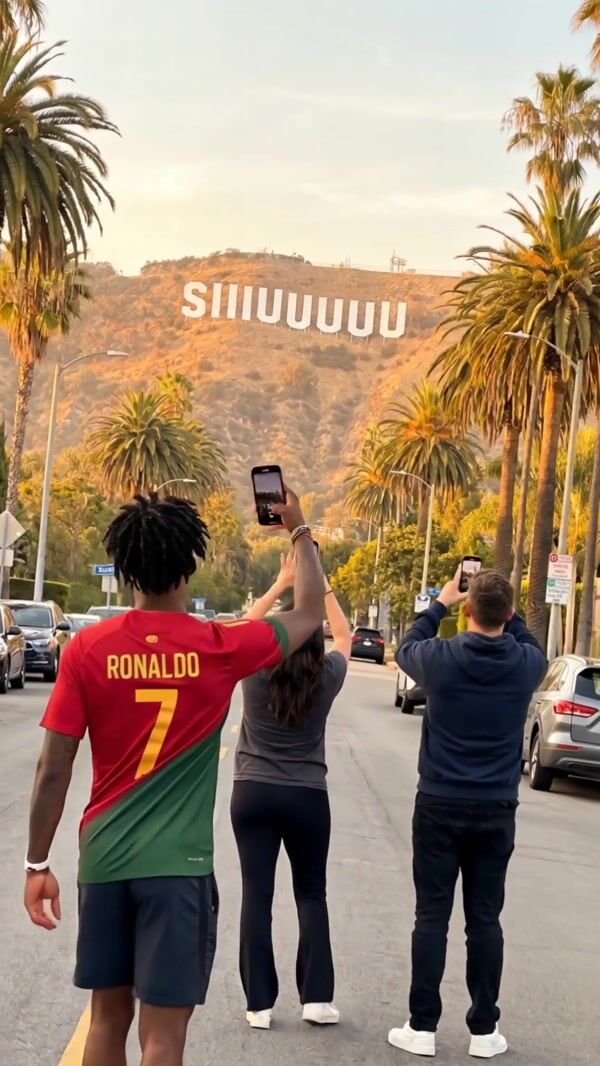 Hollywood Sign World Cup Takeover — FOOH Concept