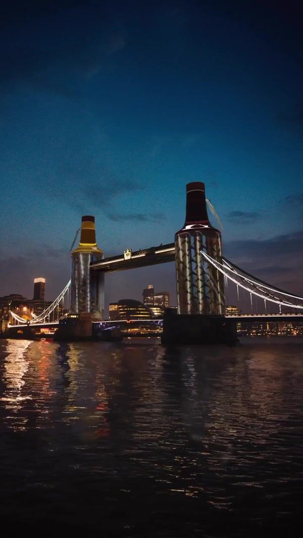 Marks & Spencer Vodka Bottle Tower Bridge