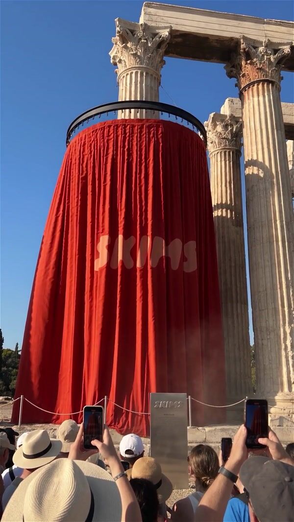 Skims — Temple Drape Reveal FOOH Concept, Athens