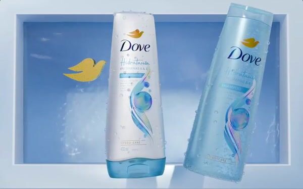 CGI Dooh Billboard — Dove Shampoo | 3D Advertising | Blender