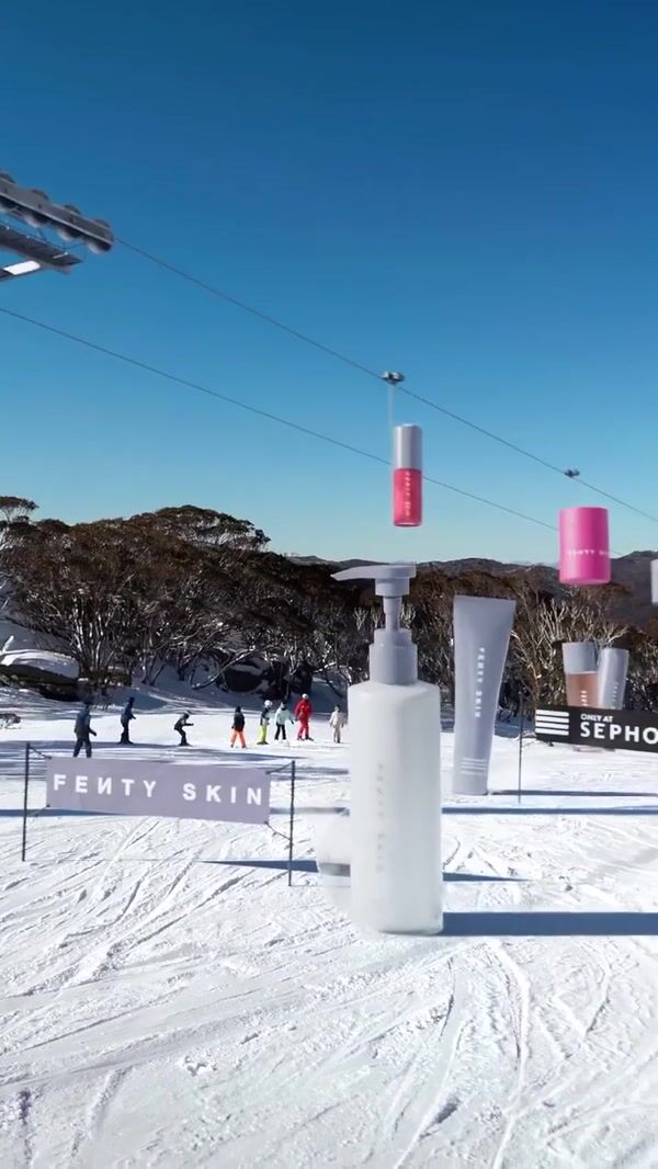 Sephora Fenty Skin Products Enjoying Ski Slopes