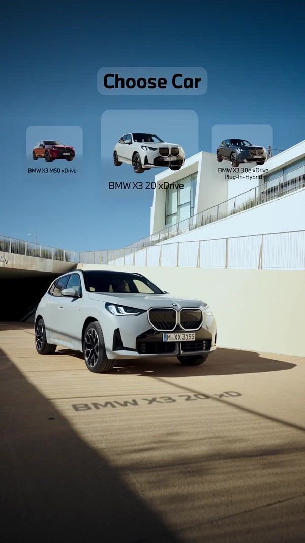 BMW X3 Interactive UI Transforms Car