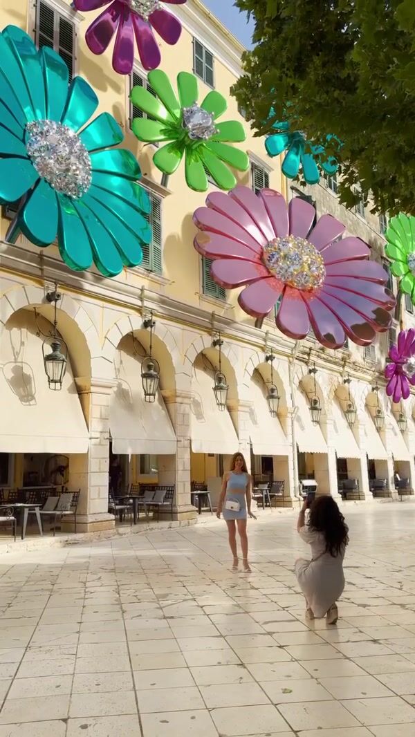 Anna Maria Mazaraki Flower Charms Shine on Façade