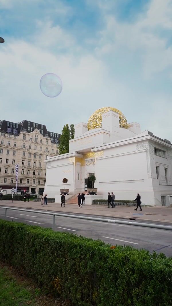 Die Chemie Bubble Breaks To Pieces Above Building