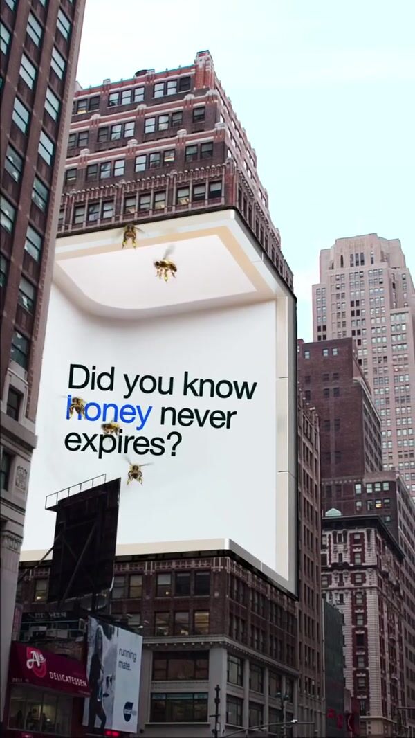 Armedangels Dripping Honey Display on Billboard