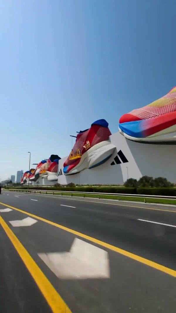 Adidas Massive 3D Shoes Billboard
