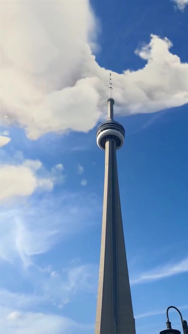 Disney Studios Mufasa Cloud Above CN Tower