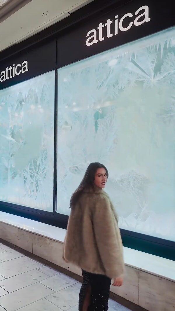 Attica Frozen Glass Windows Reveal Winter Theme