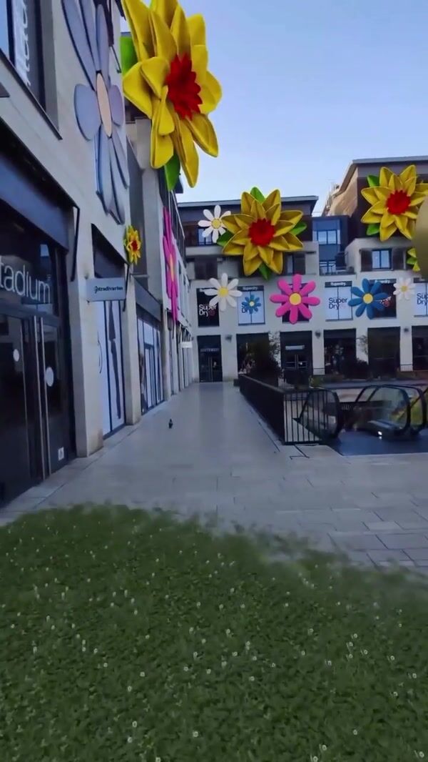 Quoifaireabordeaux Flower Installations at Mall